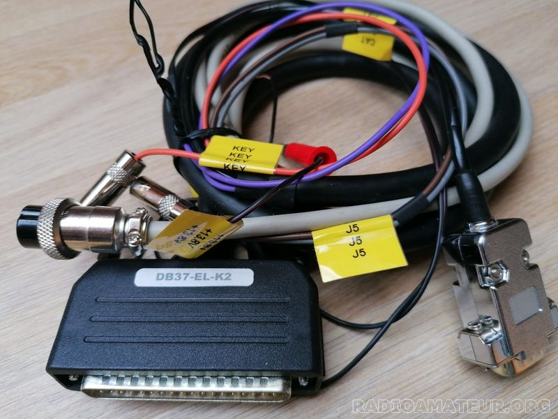 Photo 1 - Annonce radioamateur 406898 - MicroHAM câble DB37-EL-K2 pour Elecraft
