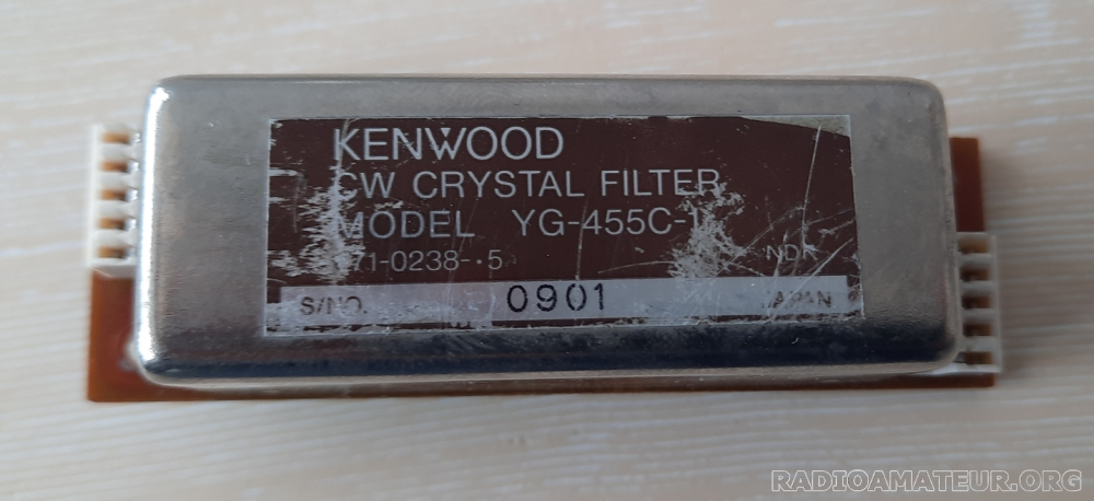 Photo 1 - Annonce radioamateur 406626 - Kenwood Filtre YG-455C-1 CW 500 Hz