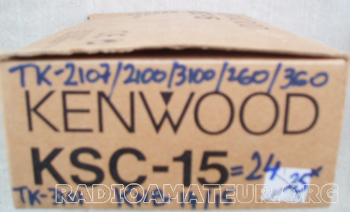 Photo 1 - Annonce radioamateur 404250 - Kenwood KSC-15 = KSC-24 - neuf pour TK-260/360/2100/2107/3100/3101