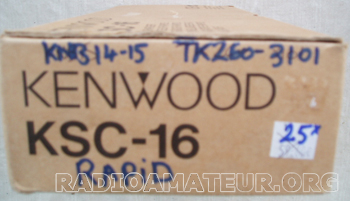 Photo 1 - Annonce radioamateur 404401 - Kenwood KSC-16 = KSC-20 - neuf pour TK-260/270/360/2100/2107/3100/3101