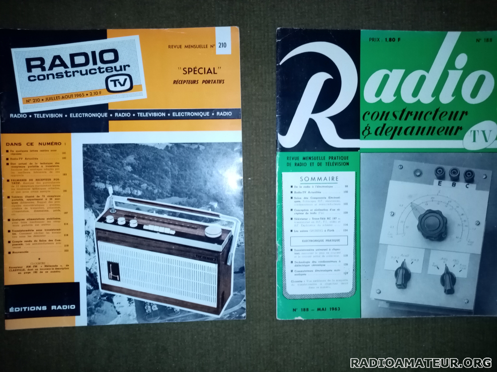 Photo 2 - Annonce radioamateur 406661 - Documentation : Lot de revues Constructeur et dépanneur