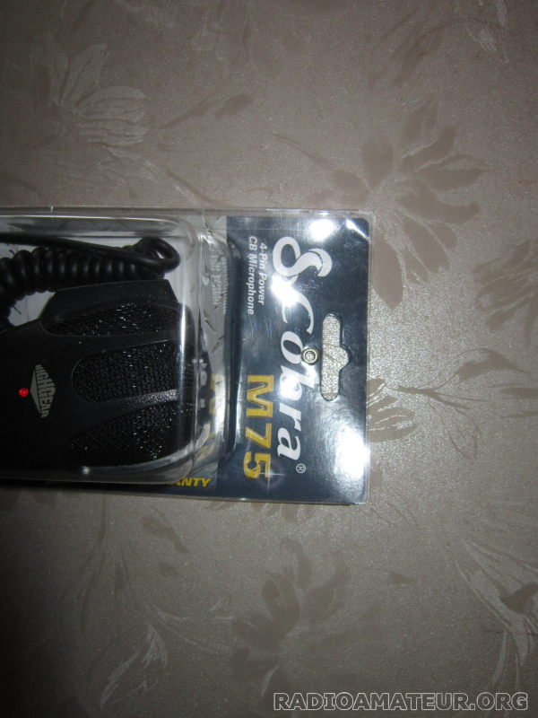 Photo 2 - Annonce radioamateur 407447 - Micro TX modèle Cobra M75 4broches