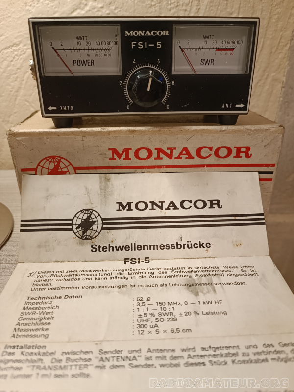 Photo 1 - Annonce radioamateur 406673 - Monacor FSI-5