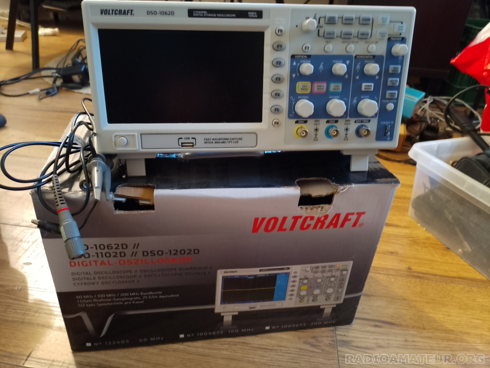 Photo 1 - Annonce radioamateur 427942 - Oscillo numérique Voltcraft dao 1062d