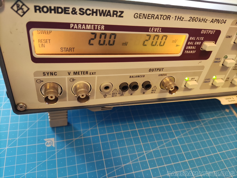 Photo 2 - Annonce radioamateur 407702 - Rohde & Schwarz APN04 Générateur audio haute précision 1Hz 260kHz