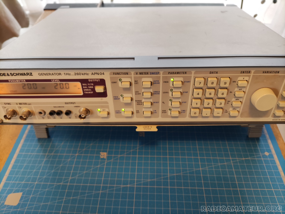 Photo 1 - Annonce radioamateur 407702 - Rohde & Schwarz APN04 Générateur audio haute précision 1Hz 260kHz
