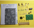 Composants et carte de circuit imprimé preamp W7IUV