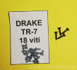 18 + 4 vis pour les capots et façade du Drake TR-7