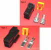 Connecteurs alimentation Codan et Yaesu FT-100