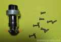 10 vis neuves pour connecteur microphone