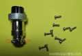 10 vis neuves pour connecteur microphone