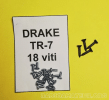 18 + 4 vis pour les capots et façade du Drake TR-7