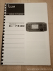 Documentation : Manuel d'utilisation du IC-7400