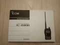 Documentation : Manuel d'instruction tranceiver IC-E80D