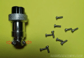 10 vis neuves pour connecteur microphone