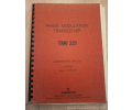Documentation : Phase modulation transceiver TMF 221 maintenance manual